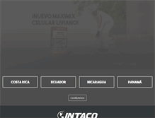 Tablet Screenshot of intaco.com